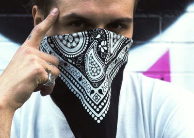 Marlon Black Bandana nera